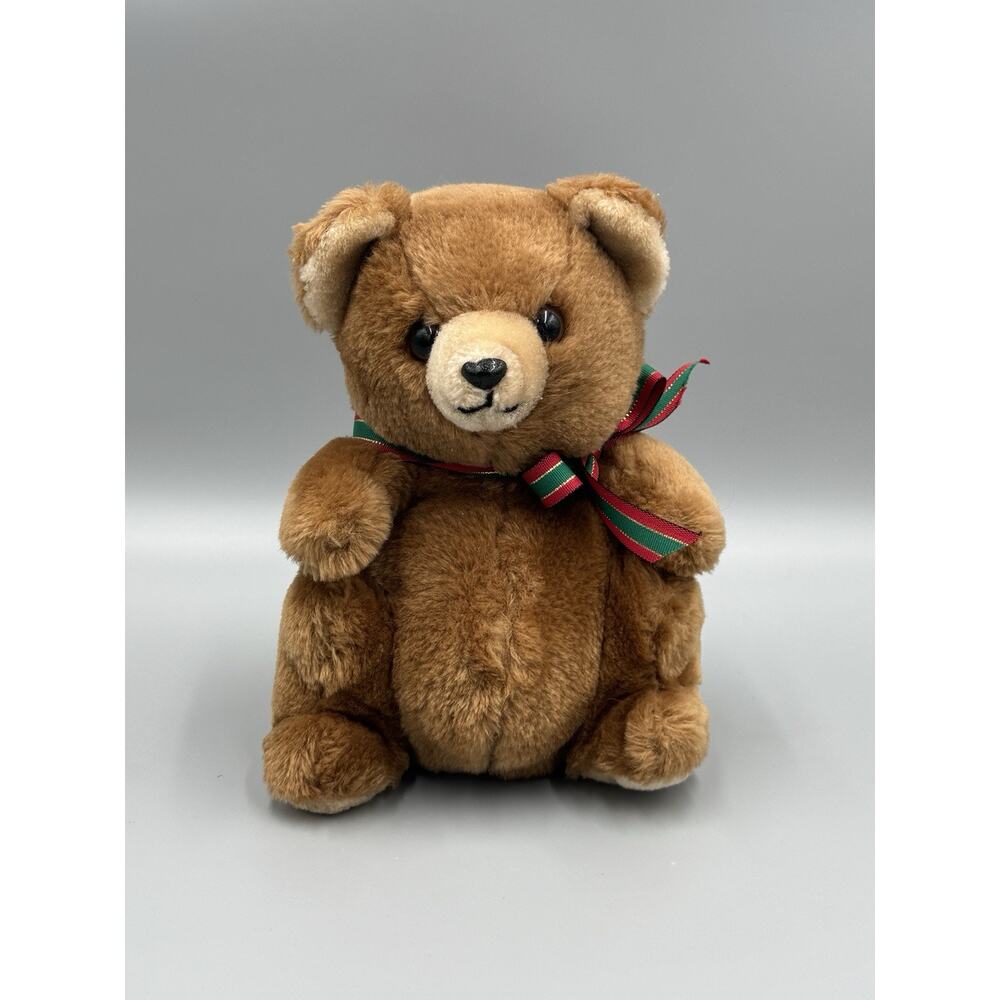 Vintage 1979 Daekor Brown Teddy Bear Plush 9 Inch Stuffed Animal Hudson Brands